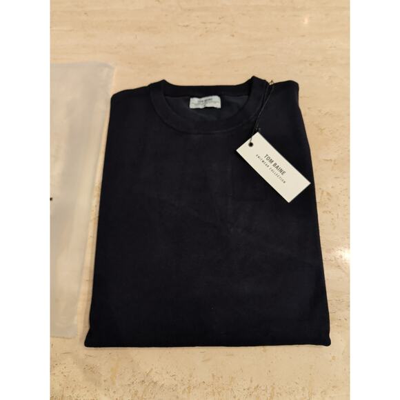 Tom Baine Men Size XL Dark Navy Performance Collection Crew Neck Pullover New 2 - Picture 2 of 7